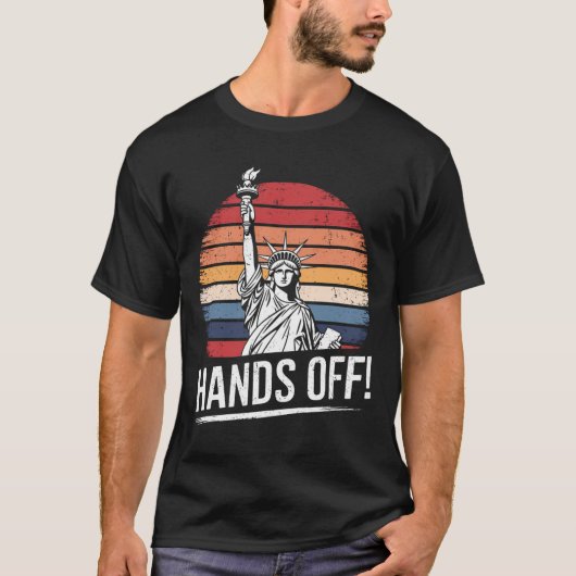 Weerstand standbeeld van vrijheid handen af van de t-shirt (Voorkant)