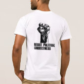 Weerstand tegen politieke correctheid t-shirt (Achterkant)