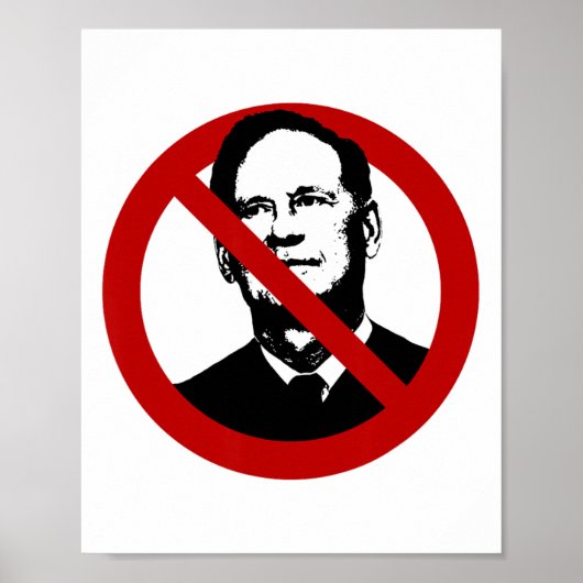 weerstand tegen Samuel Alito Scotus opperrechter Poster (Voorkant)