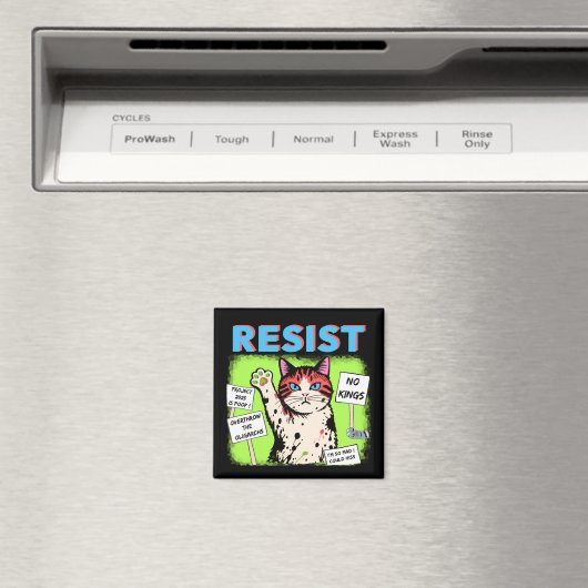 Weerstandsprotestkat Magneet (Insitu (Vaatwasser))