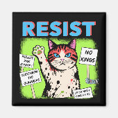 Weerstandsprotestkat Magneet (Voorkant)
