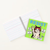 Weerstandsprotestkat notitieboek (Binnen)