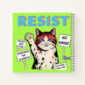 Weerstandsprotestkat notitieboek (Achterkant)