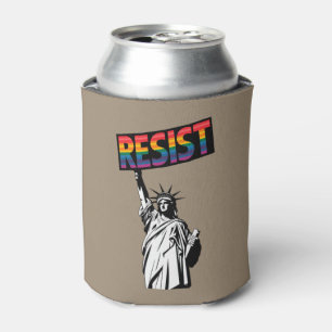 Weerstandsstandbeeld Liberty Feministisch Cadeau Blikjeskoeler