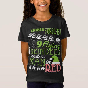 Weersverwachting Kerstmis rendieren - Xmas Meteoro T-shirt