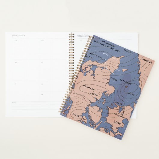 weersverwachting voor Denemarken Planner (Display)