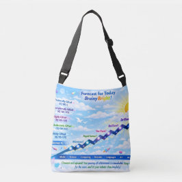 Weersverwachting voor vandaag: BrainyBright weer!  Crossbody Tas