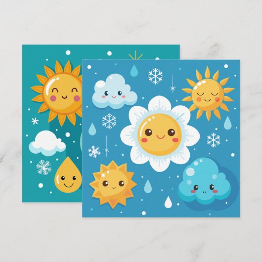 Weerswonderen Kaart (Voorkant / Achterkant)