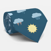 Weersymbolen Stropdas (Opgerold)