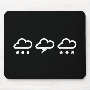 Weersystemen Pictogram Mousepad Muismat