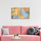weerverf op glasvezel canvas afdruk (Insitu (Woonkamer))