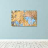 weerverf op glasvezel canvas afdruk (Insitu (Houten vloer))