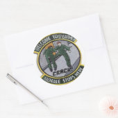 Weervoorspellende patch ronde sticker (Envelop)