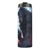 Weerwolf Anime stijl kunstwerk Tumbler Thermosbeker (Voorkant)