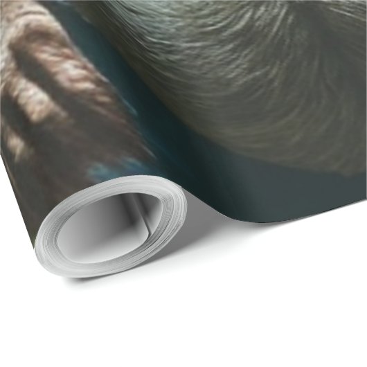 Weerwolf at het dorp glanzend inpakpapier (Rol Hoek)