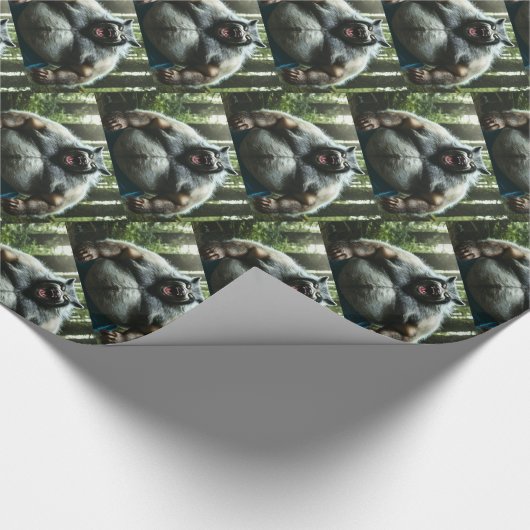 Weerwolf at het dorp glanzend inpakpapier (Hoek)