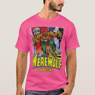 Weerwolf bij nacht t-shirt