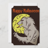 Weerwolf bij volle maan kaart (Voorkant)