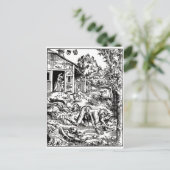 weerwolf-clipart-8 briefkaart (Staand voorkant)