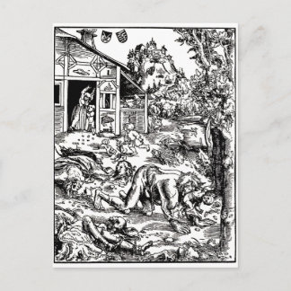 weerwolf-clipart-8 briefkaart