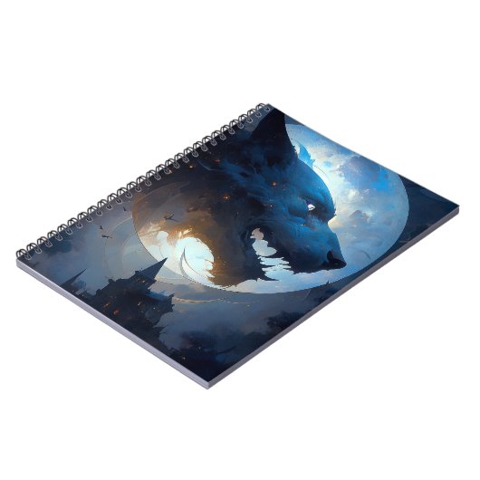 Weerwolf Dark Fantasy Horror Notitieboek (Linkerzijde)