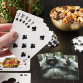 Weerwolf die hele dorp at Poker speelkaarten (Insitu)