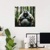 Weerwolf die het hele dorp at, waardeert poster (Thuiskantoor)