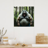 Weerwolf die het hele dorp at, waardeert poster (Keuken)