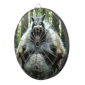 Weerwolf die het hele dorp dartboard at dartbord (Voorkant Rechts)