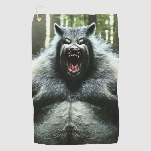 Weerwolf die het hele dorp golf handdoek at (Voorkant)