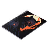 Weerwolf en bloedmaan notitieboek (Linkerzijde)