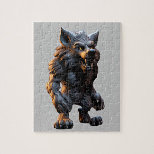 Weerwolf figuur puzzel legpuzzel