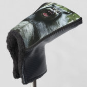 Weerwolf golfclub putter hoofddekking golfheadcover (3/4 voorkant)