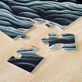  weerwolf grommen op een volle maannacht legpuzzel (Zijkant)