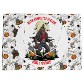 🐺 Weerwolf Halloween Gift Bag 🎃💀 Groot Cadeauzakje (Voorkant)
