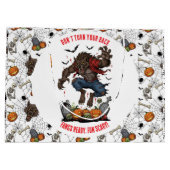 🐺 Weerwolf Halloween Gift Bag 🎃💀 Groot Cadeauzakje (Achterkant)