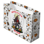 🐺 Weerwolf Halloween Gift Bag 🎃💀 Groot Cadeauzakje (Voorkant Gekanteld)