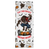 🐺 Weerwolf Halloween Gift Bag 🎃💀 Wijn Cadeautas (Achterkant)