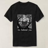 Weerwolf Halloween Horror Design Run Turn Ai-Art T-shirt (Design voorkant)