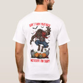 🐺 ♥️Weerwolf Halloween Horror T-shirt 🎃 (Achterkant)
