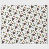 🐺 Weerwolf Halloween inpakpapier 🎃💀 (Vlak)