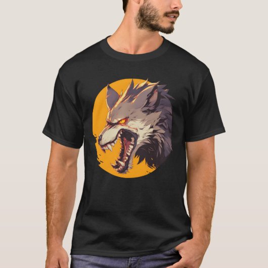 Weerwolf Halloween jongen T-shirt (Voorkant)
