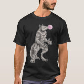 Weerwolf Halloween kauwgom T-shirt (Voorkant)