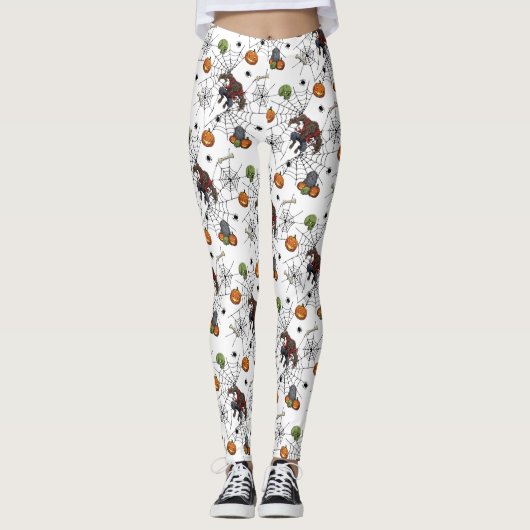 🐺 Weerwolf Halloween Leggings 🎃💀 (Voorkant)