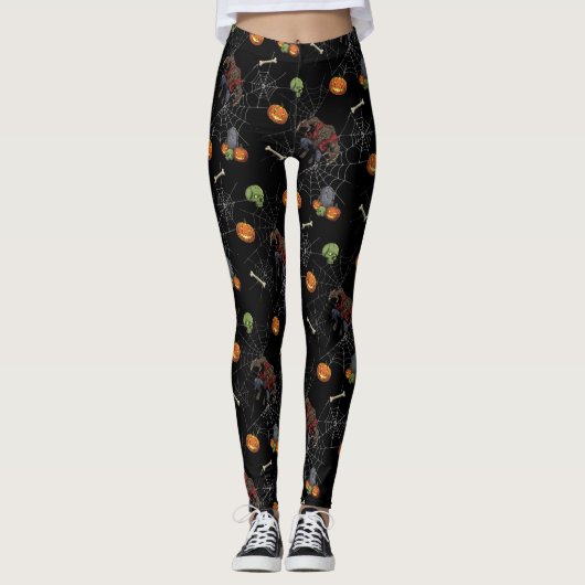 🐺 Weerwolf Halloween Leggings 🎃💀 (Voorkant)