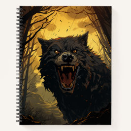 Weerwolf Halloween Notitieboek