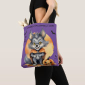 Weerwolf Halloween Snoep Trick or treat Tote Bag (Dichtbij)