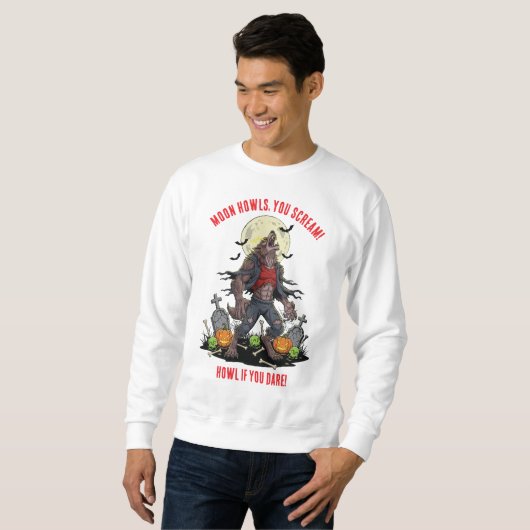 🐺 Weerwolf Halloween Sweatshirt 🎃💀 (Voorkant volledig)