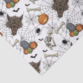 🐺 Weerwolf Halloween Weefselpapier 🎃💀 Tissuepapier (Detail)