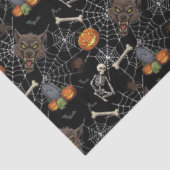 🐺 Weerwolf Halloween Weefselpapier 🎃💀 Tissuepapier (Detail)